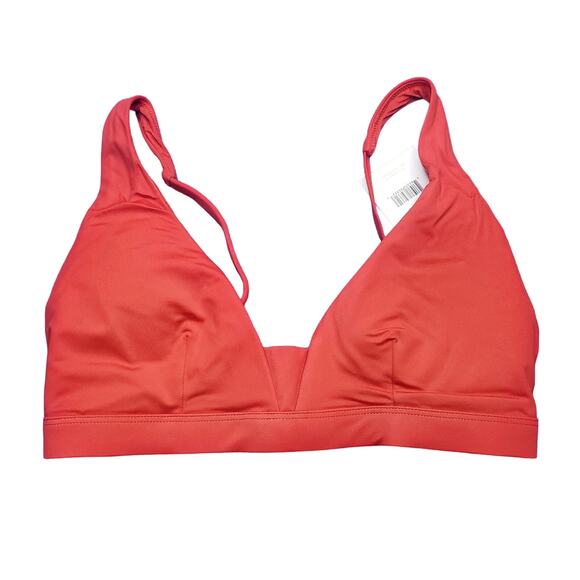 Andie The Tahiti Swim Top in Chili Pepper Red Women's Small Bikini Swimwear NWT - Picture 3 of 8